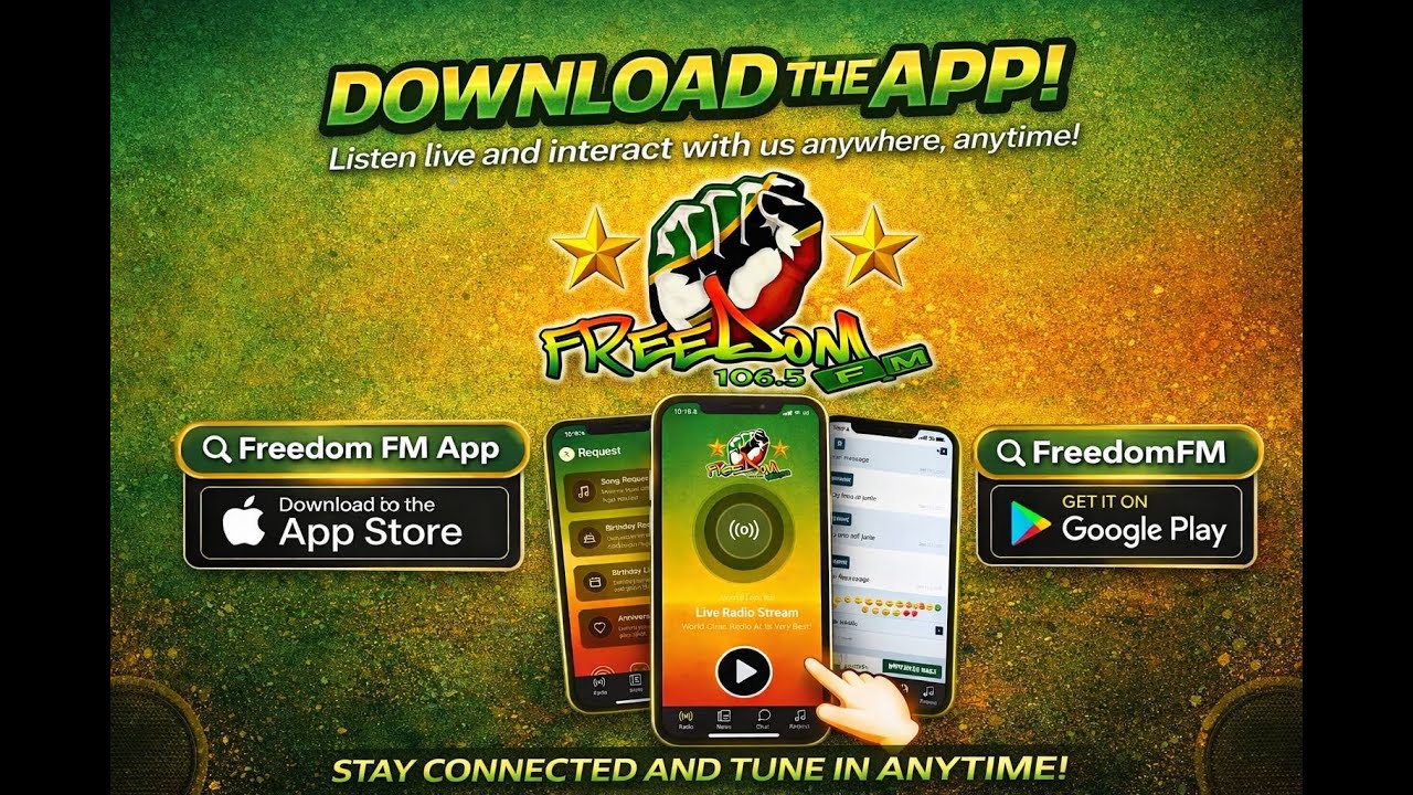 Launch of New Website and App | Freedom Fm | 012126
