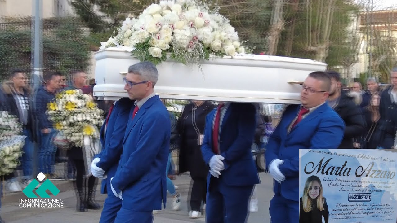 Corigliano Rossano, l’ultimo saluto a Marta Azzaro