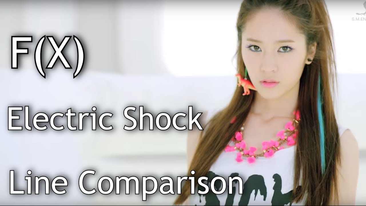 F(x)(에프엑스) - Electric Shock (without Sulli)[Line Comparison]