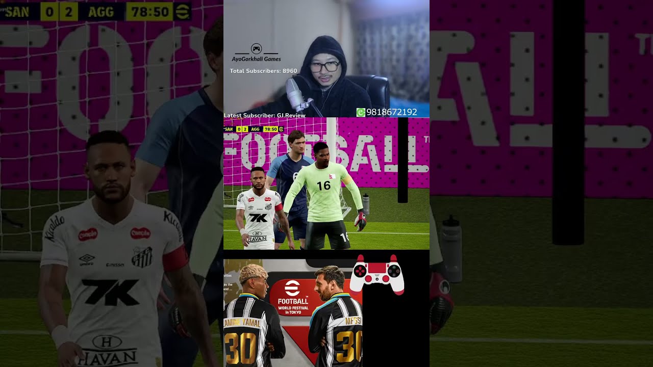 eFootball LIVE🔥 Ronaldo 🔥 Messi ! ⚽🎮#shorts #football #eafc26  #indonesia #efootballmobile