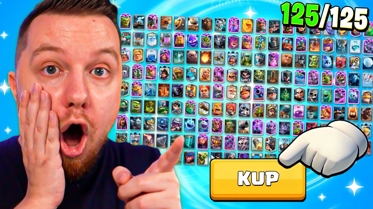Zdobyłem WSZYSTKIE KARTY w Clash Royale