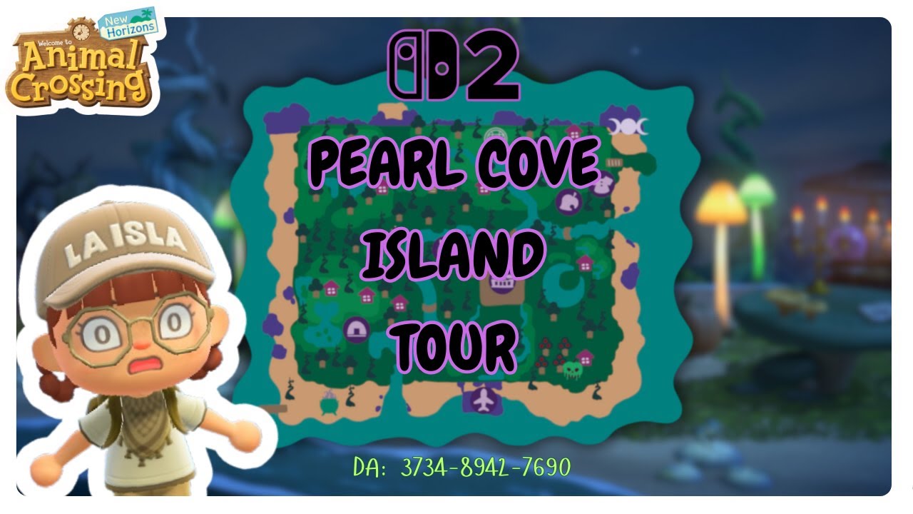 SWAMPCORE WITCHCORE ISLAND! // ACNH ISLAND TOURS // ANIMAL CROSSING