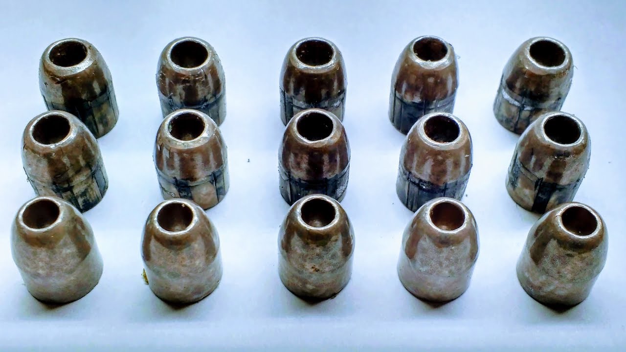 45 ACP (850 fps), Round Hollow Point, BHN 9.5, Bare Gel (PC HP Test)