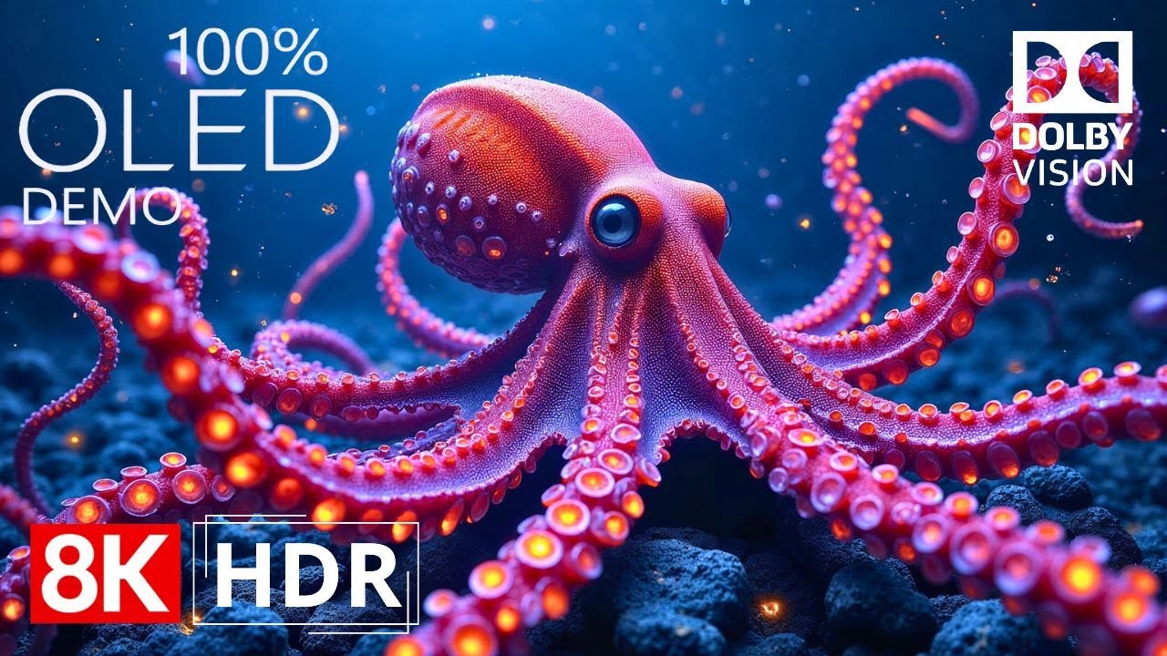 Ocean Life OLED Demo HDR 8K Ultra HD Dolby Vision™ 60fps
