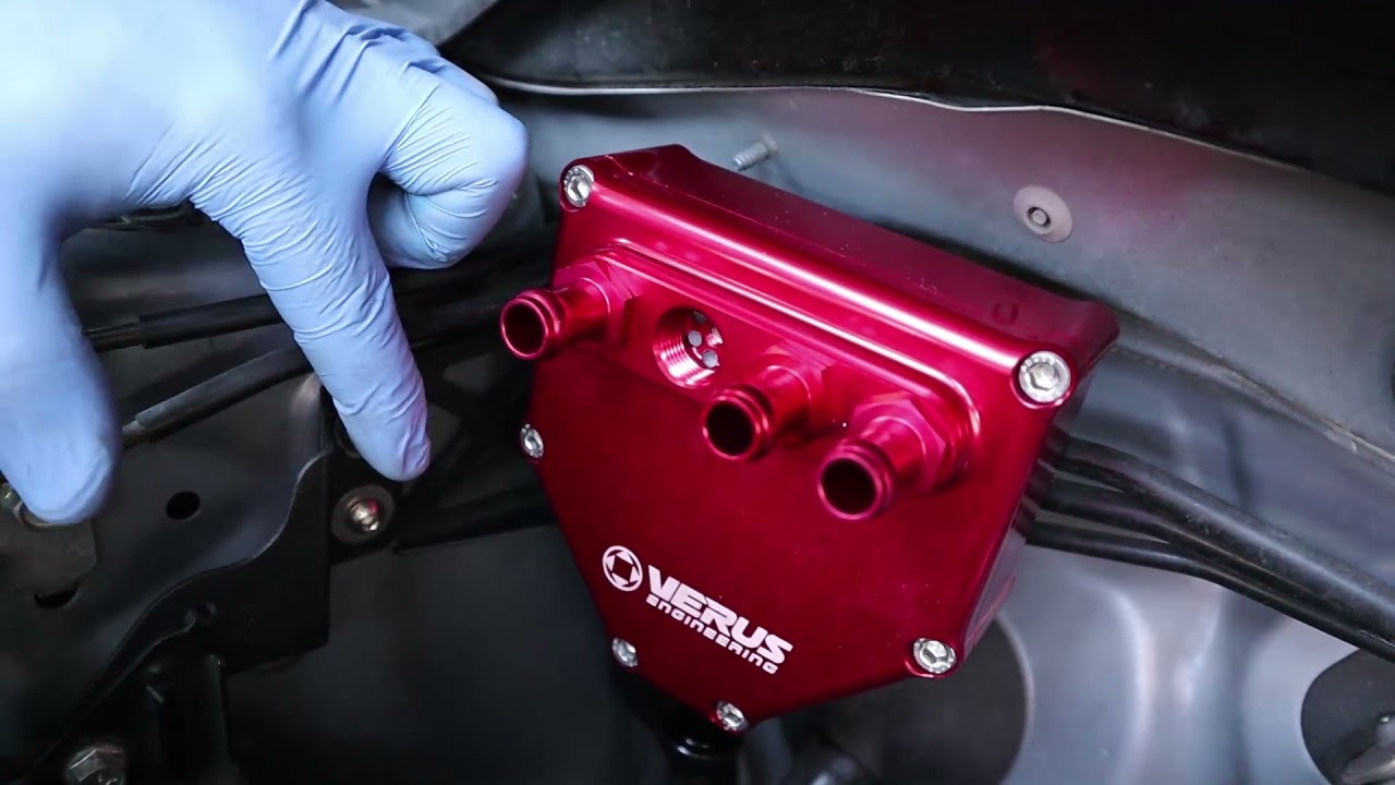 Установка воздушно-масляного сепаратора (AOS) VA Subaru STI