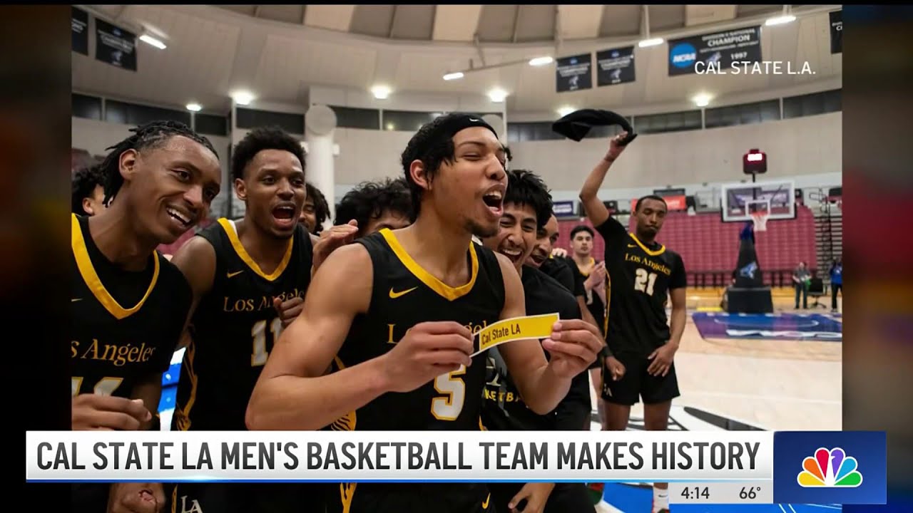 Cal State LA Men's Basketball Team makes history