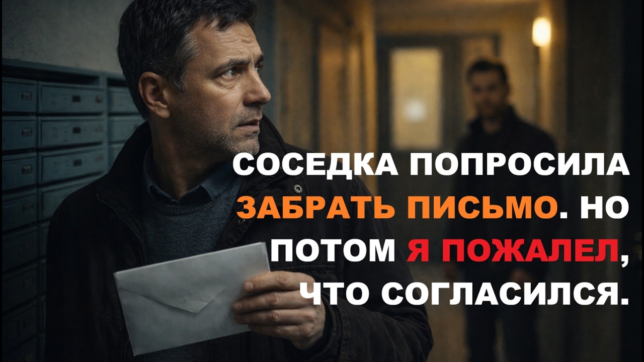 Соседка попросила забрать письмо. Но потом я ПОЖАЛЕЛ, что согласился.