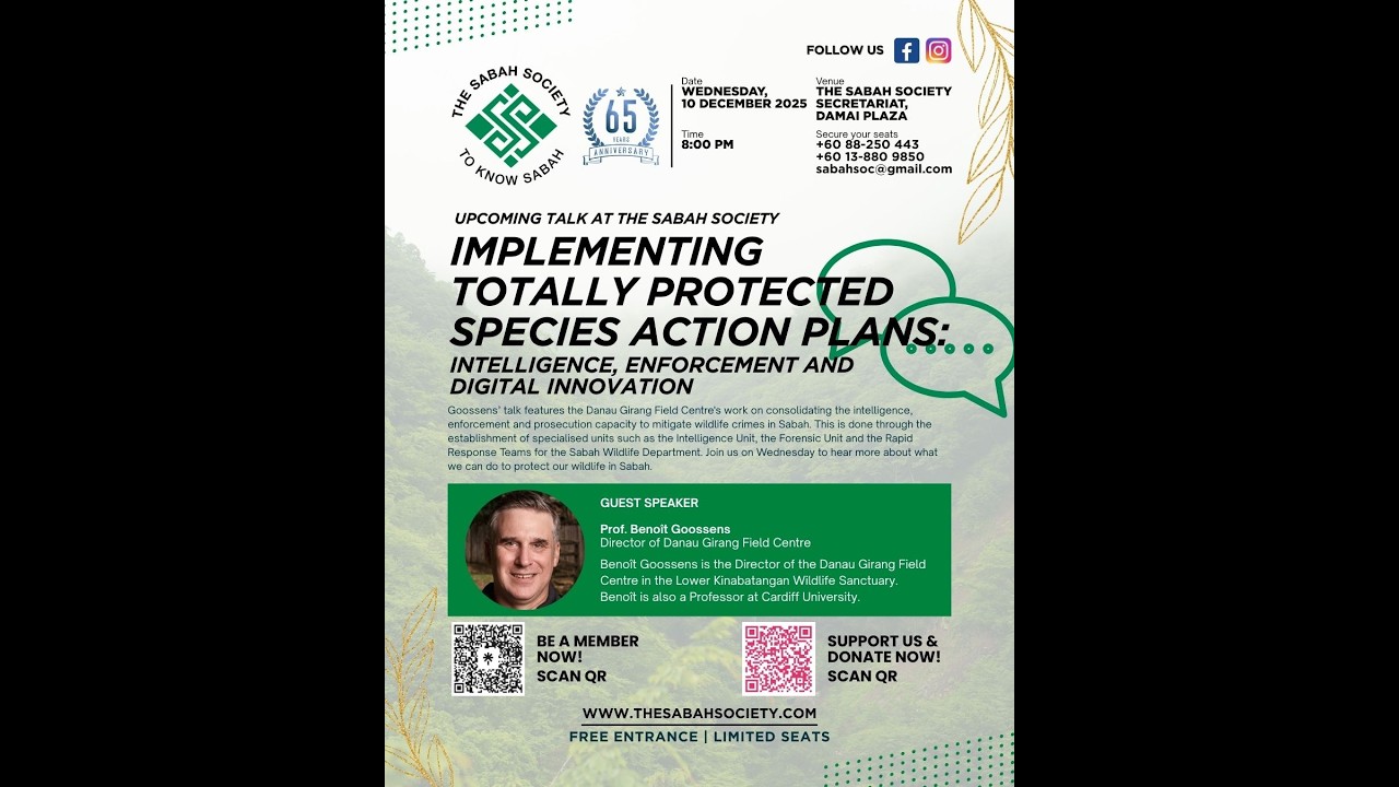 Implementing Totally Protected Species Action Plans — Prof. Dr. Benoît Goossens