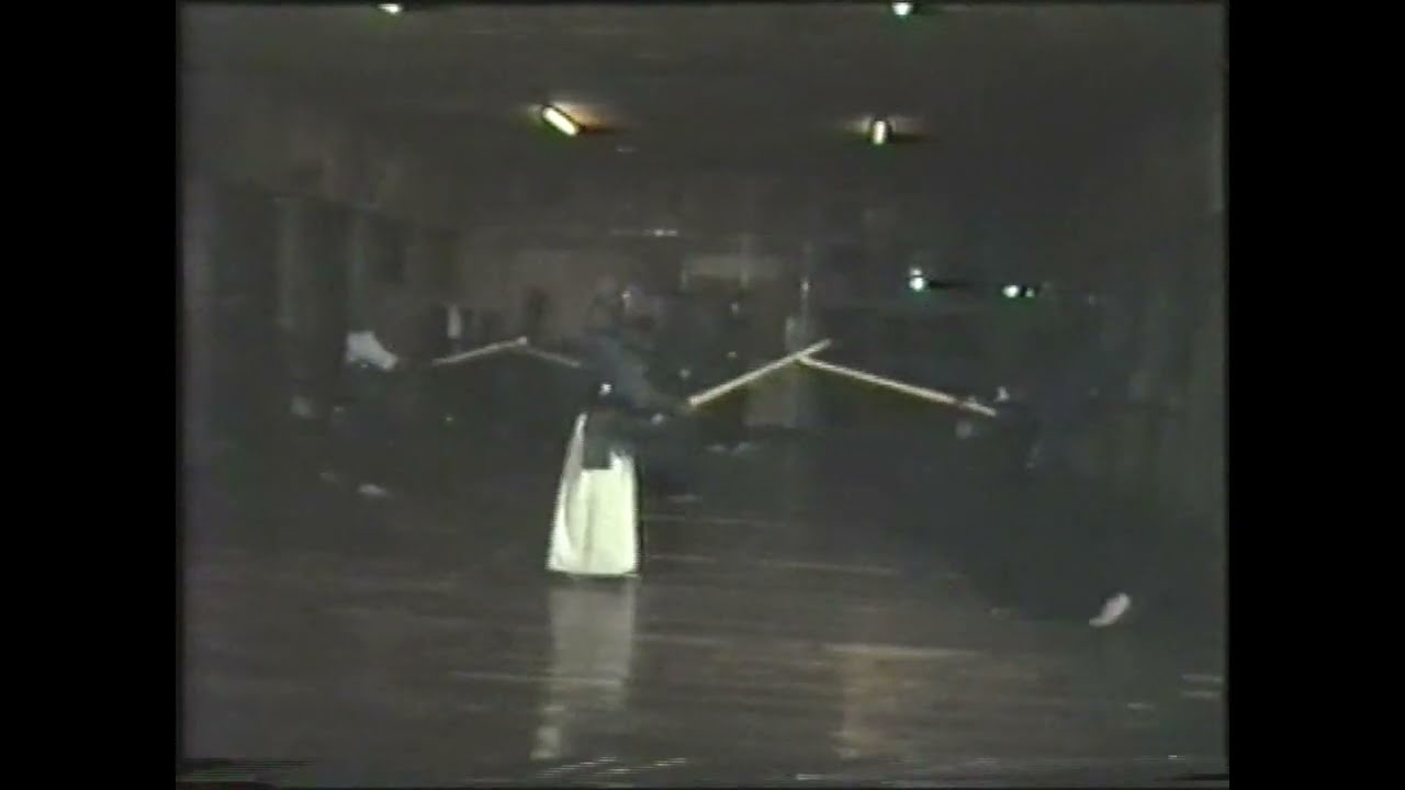 1986 Kendo at Kensekai Dojo, Saga Shi , Kyushu , Japan.