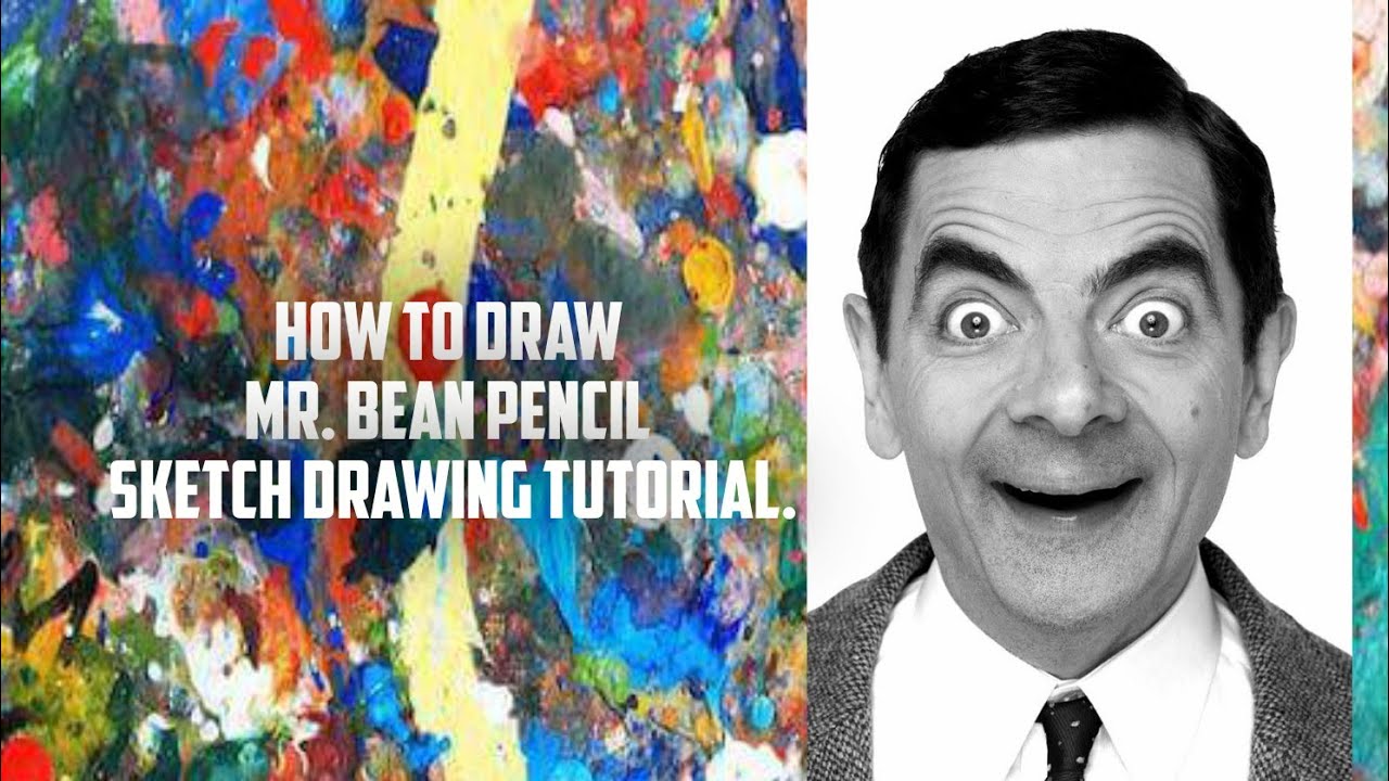 How to draw Mr. Bean Pencil sketch Drawing tutorial.
