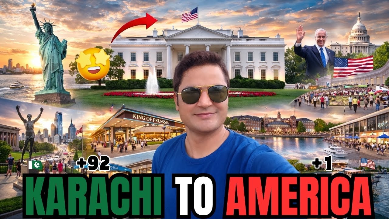 Karachi to the White House? 🇺🇸 | How Did I Get There? (My first America Journey) #americawithstephen