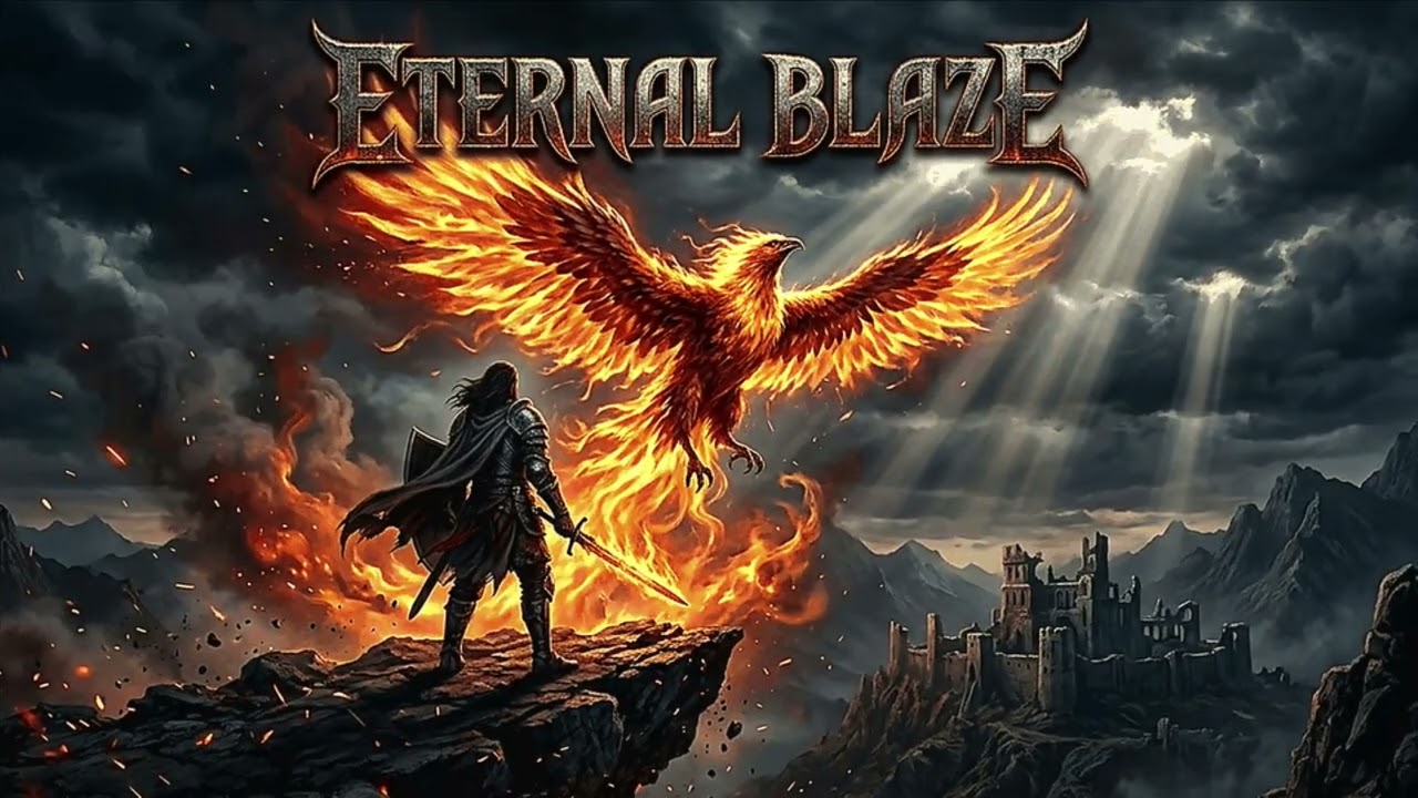Eternal Blaze｜｜Anime Song｜Epic Music｜AI Music Video｜Japanese Rock｜Visual Kei｜Symphonic Metal｜