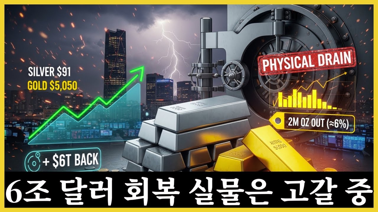 은 가격 회복? 착각이다｜실물 은이 사라지고 있다 (한국 투자자 필독)