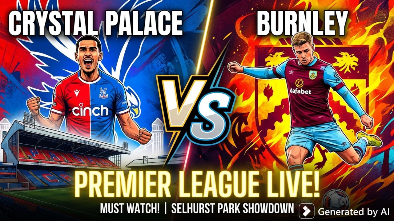 Crystal Palace vs Burnley Premier League Clash!