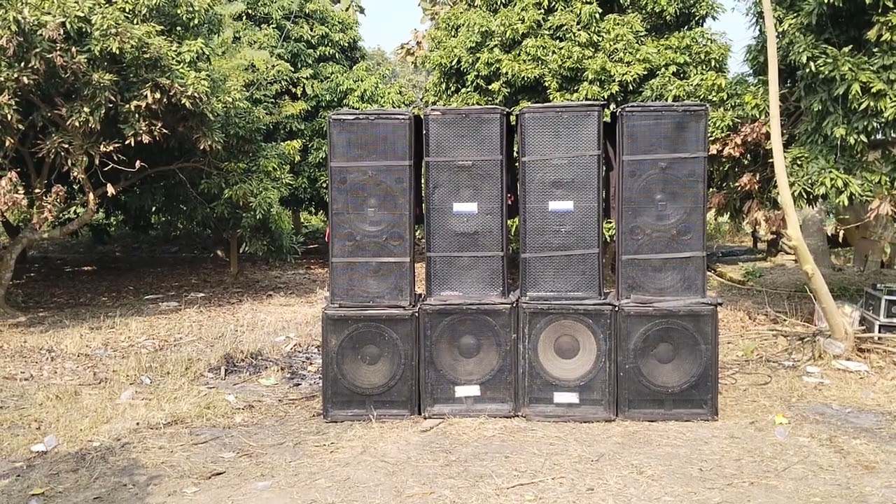 Sound checking with 2 pair jbl, camera got shaken🤯