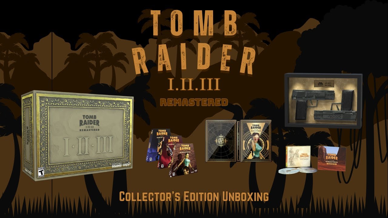 Tomb Raider 1-3 Remastered Collector's Edition Unboxing