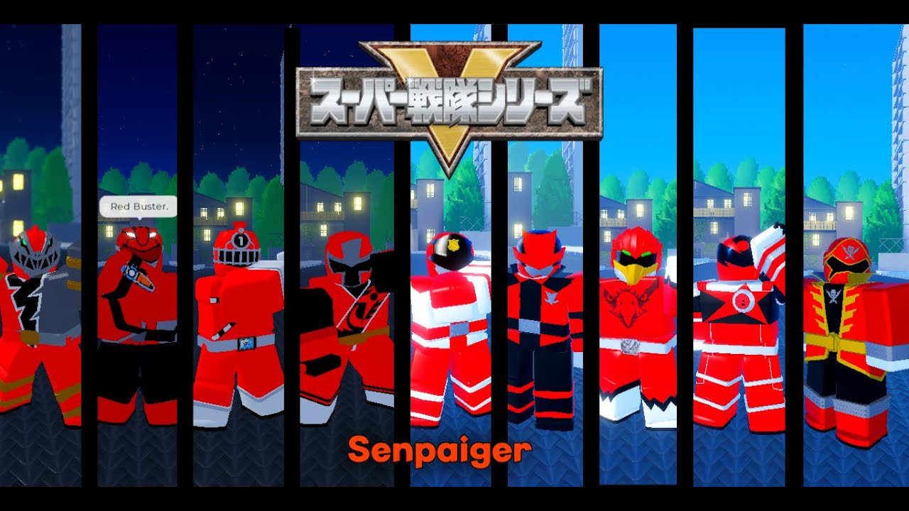 Zenkaiser VS Senpaiger roblox || prsg || bloxy hub || super sentai
