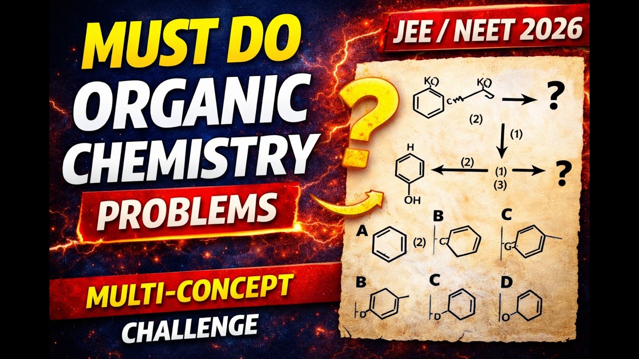 Must Do Organic Chemistry Problems | Multi-Concept Questions for JEE Main 2026