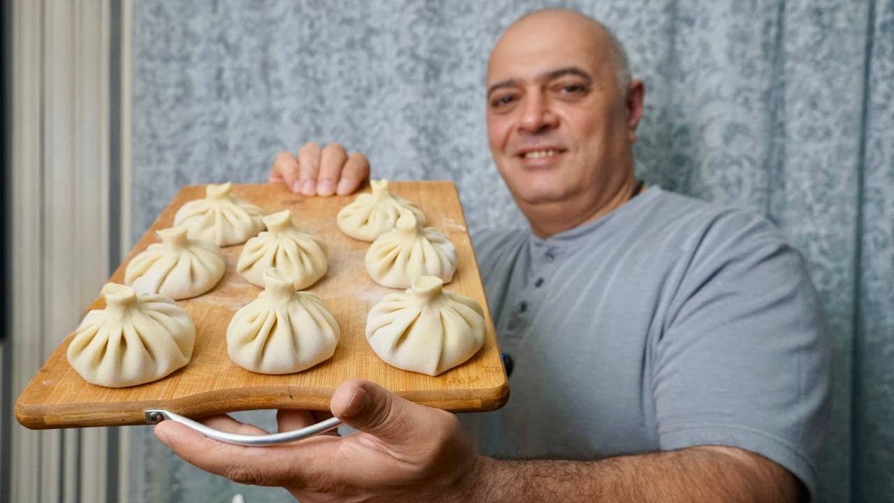 ХИНКАЛИ — Так готовят в горах Грузии!