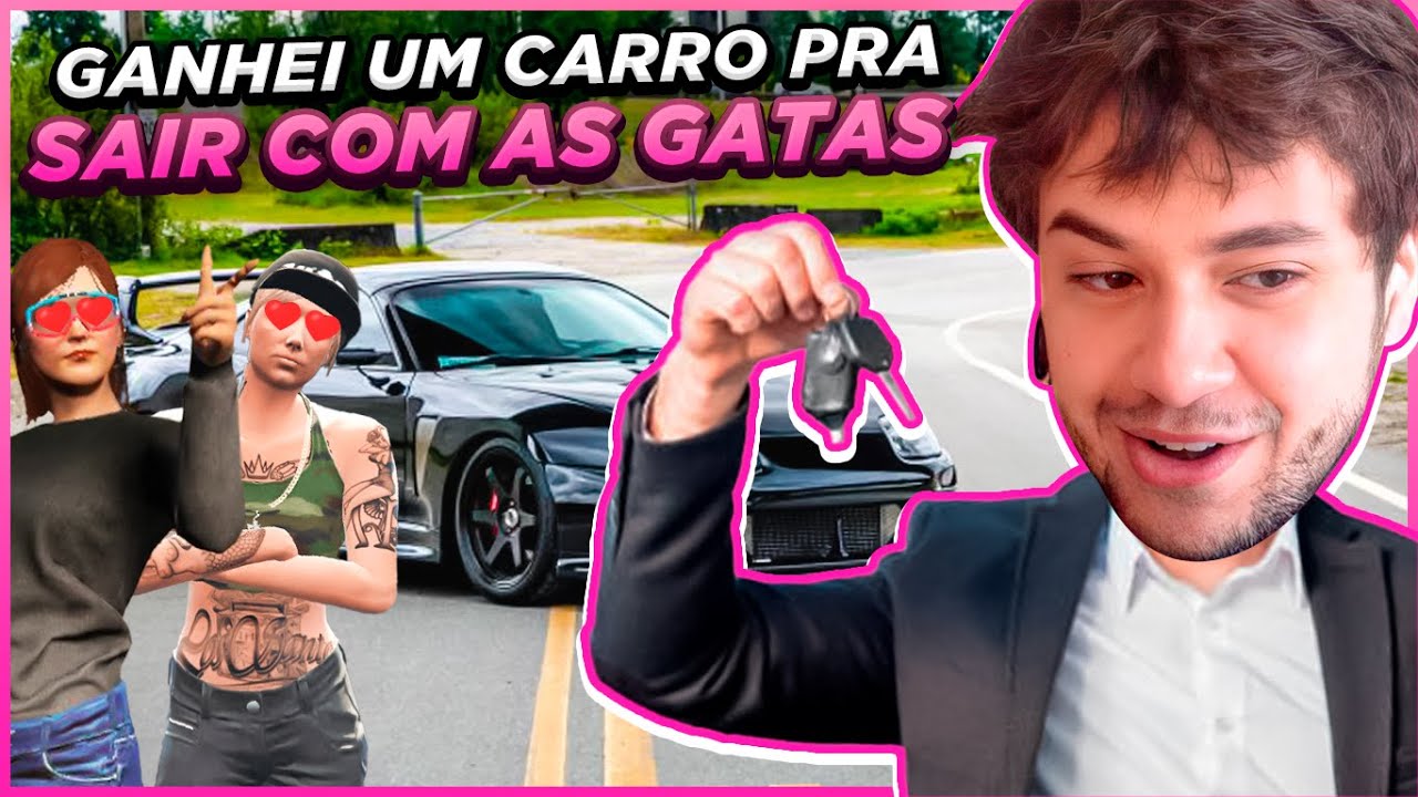 BRUNINHO GANHOU UM CARRO PARA SAIR COM AS GATINHAS - GTA RP