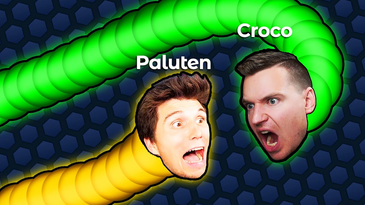 Ich schlage Paluten in Slither.io (ERNEUT) - Slither mit Croco