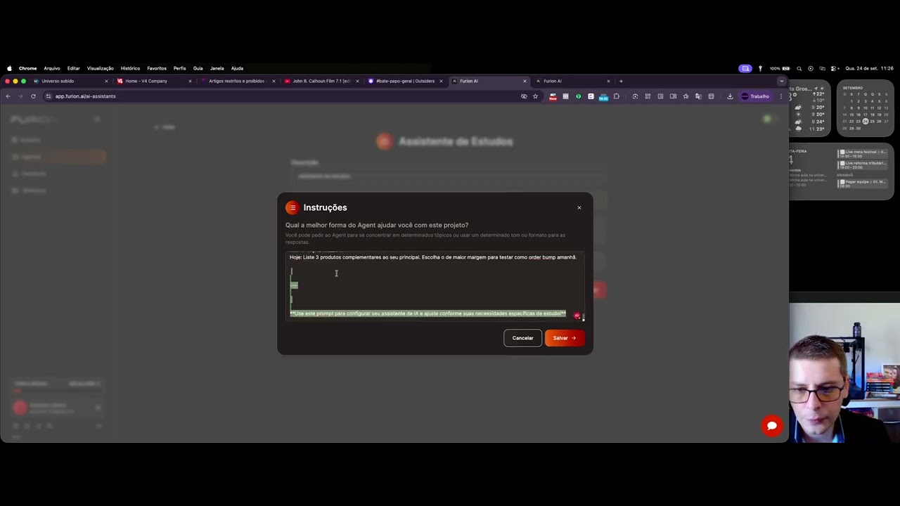 Como Criar agentes de IA dentro do Furion