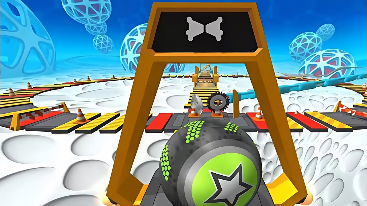 Going Balls fast chasing the ball with more speed ios level android run Level Walkthrough video 