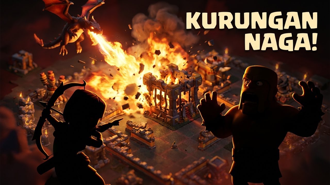 tantangan supercell DAY 2  AKSI PENYELAMATAN - KAMPANYE PAHLAWAN: KURUNGAN NAGA
