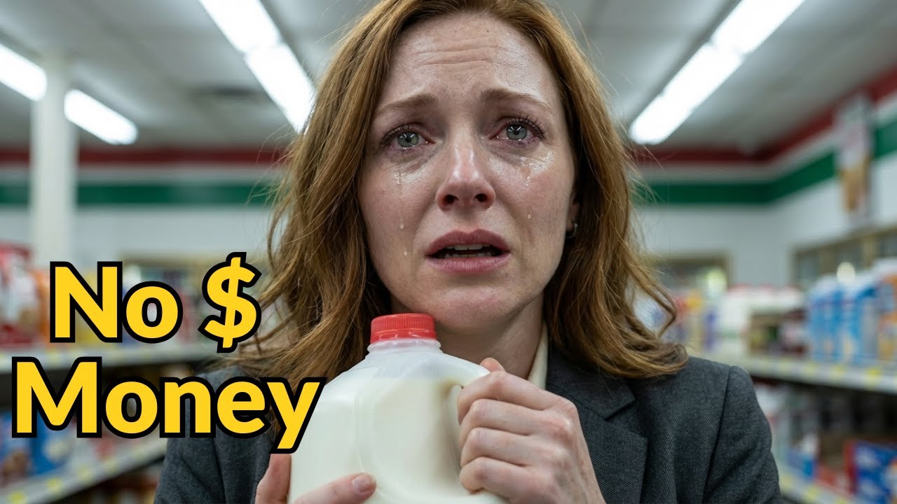 Poor Mother Begged for Milk at the Store—Until a Single Dad Stepped Forward
