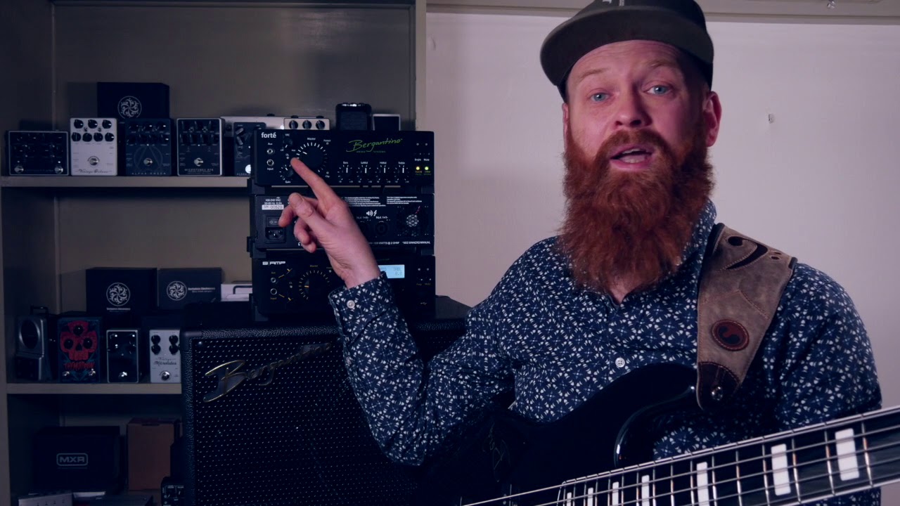 The Bergantino fort&eacute; Bass Amplifier Demo with Morten Ehlers