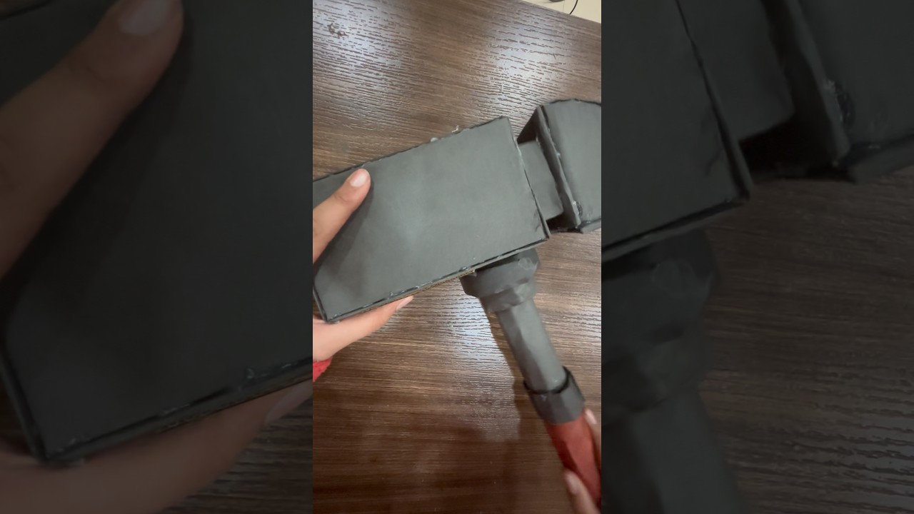How to make obsidian hammer of 99 nights in the forest from cardboard  