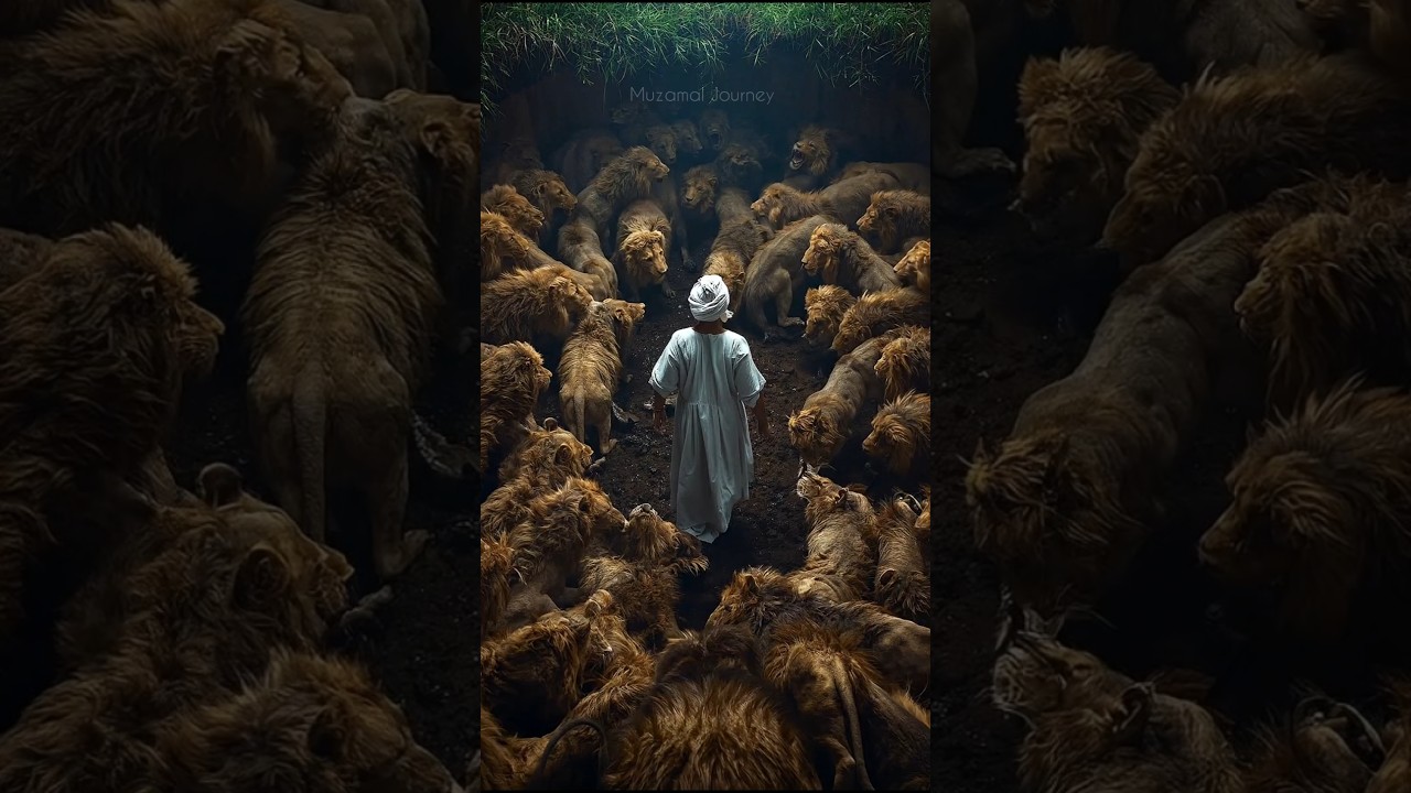 Prophet Thrown to Hundreds of Lions 🦁 #prophetstories #historyofislam