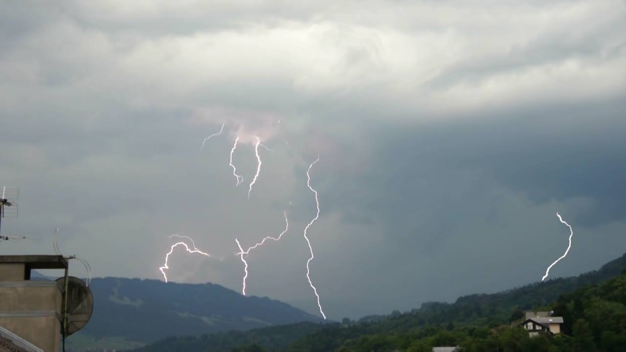 Orage Fort - Sallanches (74) - 08 Aout 2015