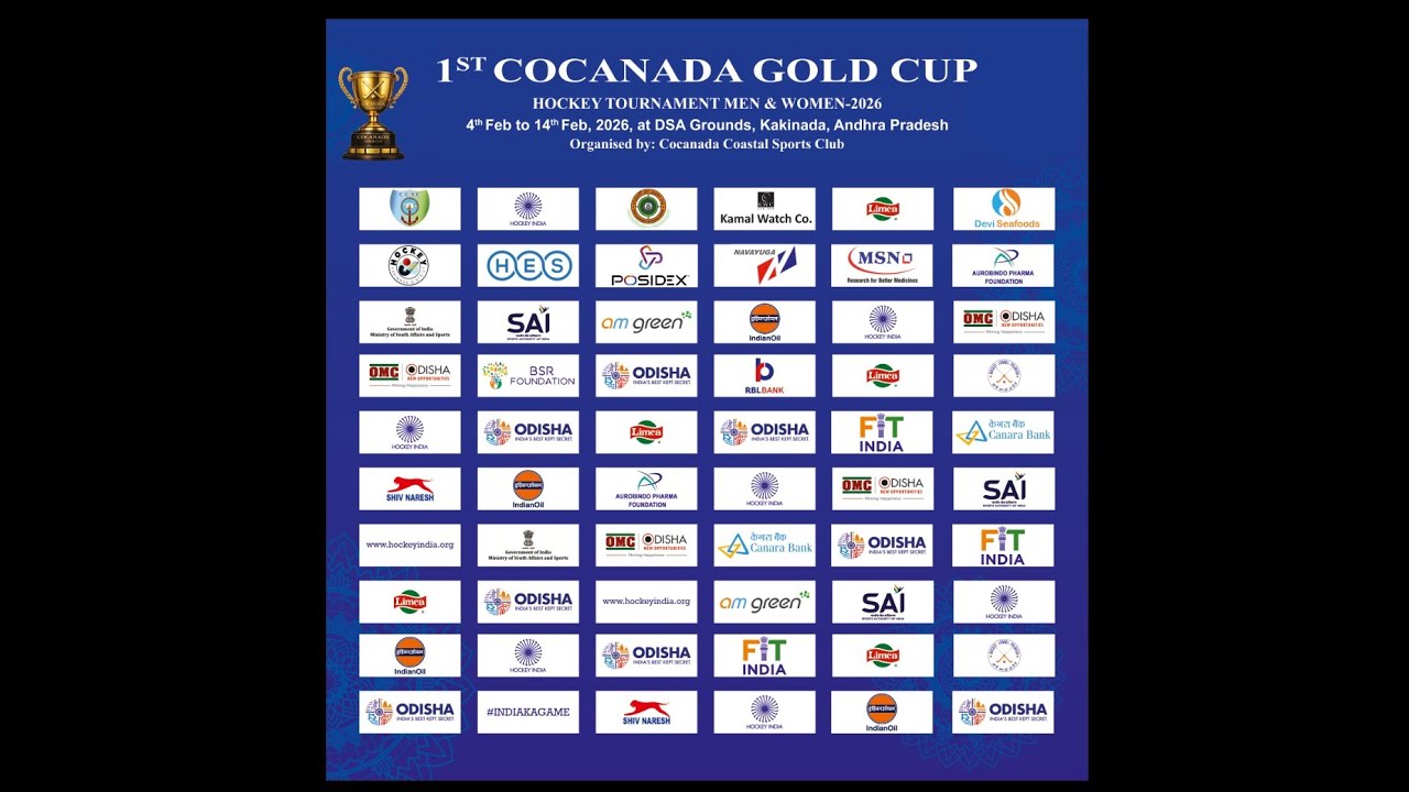 MENS  FINALS 1ST COCANADA GOLD CUP HOCKEY TOURNAMENT MEN / WOMEN-2026