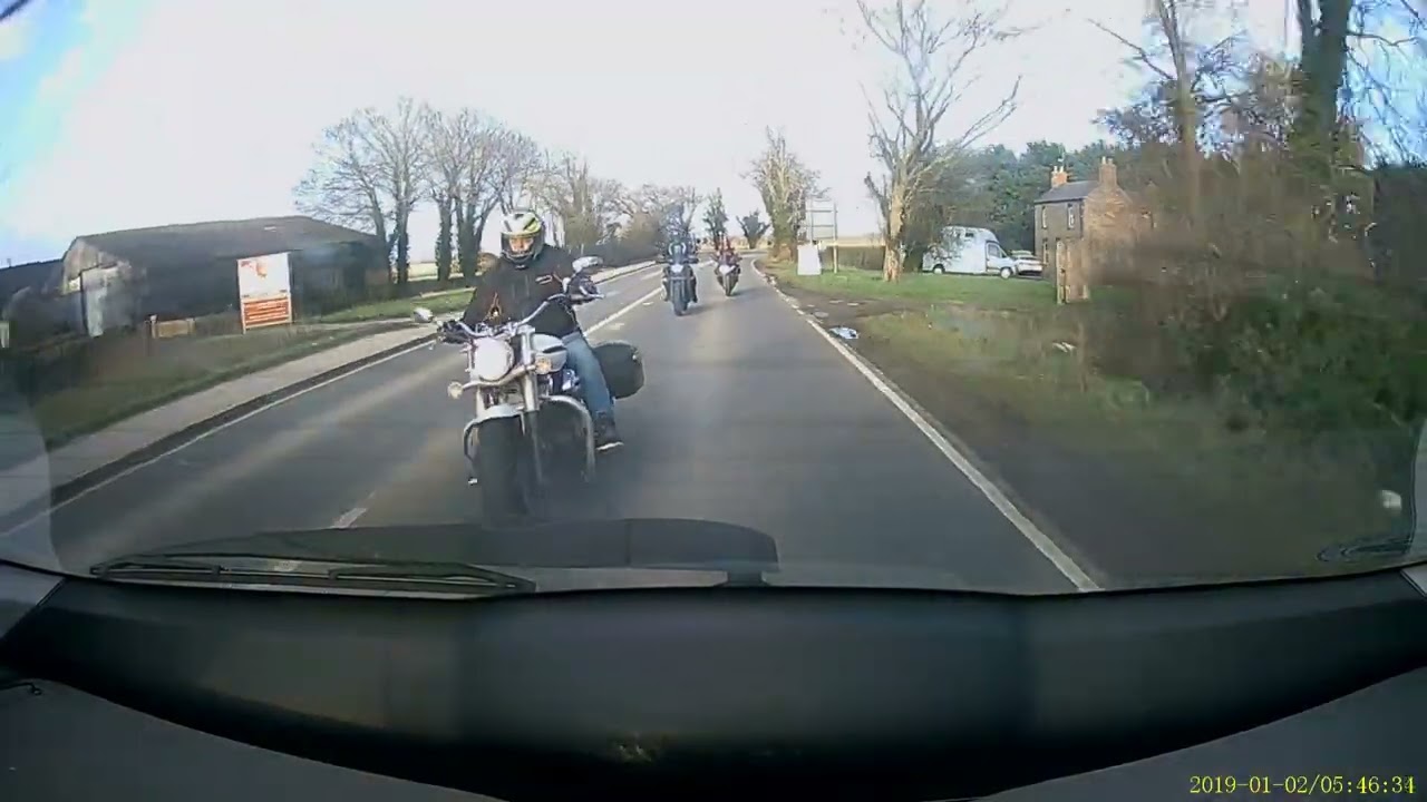 Motosickles on A151 Sunday 22nd Feb