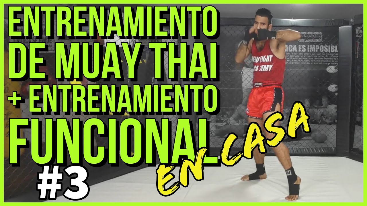🔥 Rutina de entrenamiento de Muay Thai en Casa 🥊 Ep. 3 💥 Muay thai para principiantes