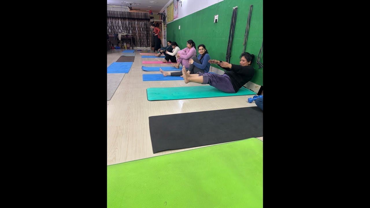 Yoga session for fitness with Dr. Sandhya