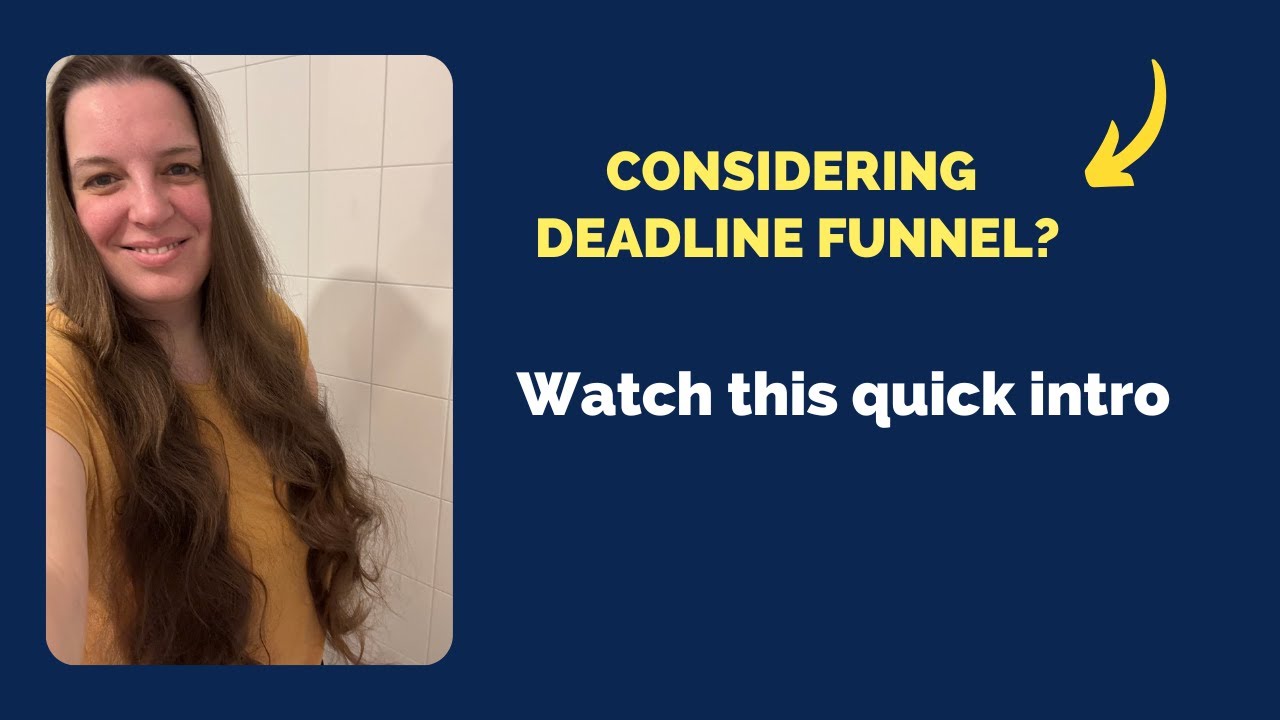 Considering Deadline Funnel? Watch this quick intro!