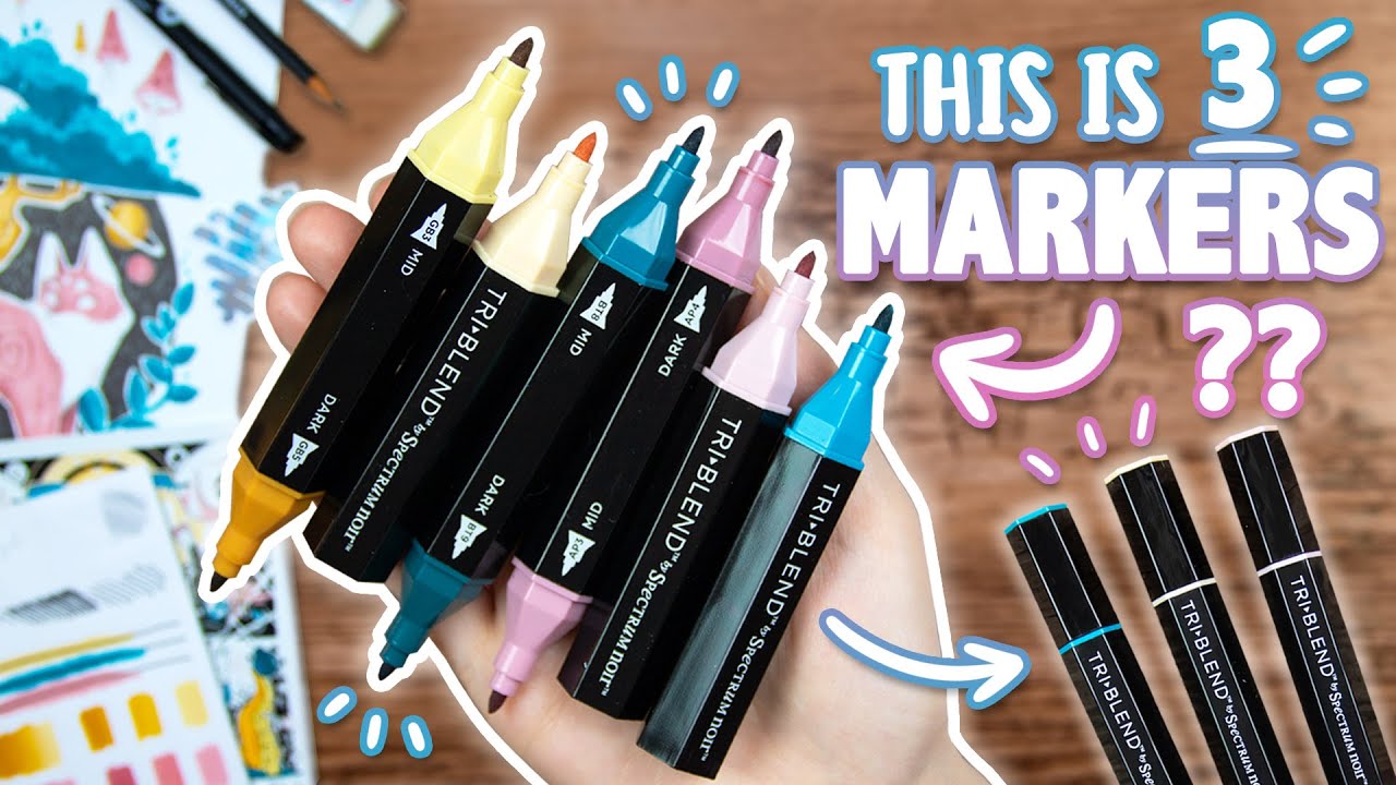 3 COLOR (..OR IS IT 9??) ILLUSTRATION  - Mystery Art Box Challenge - ScrawlrBox Unboxing 2020