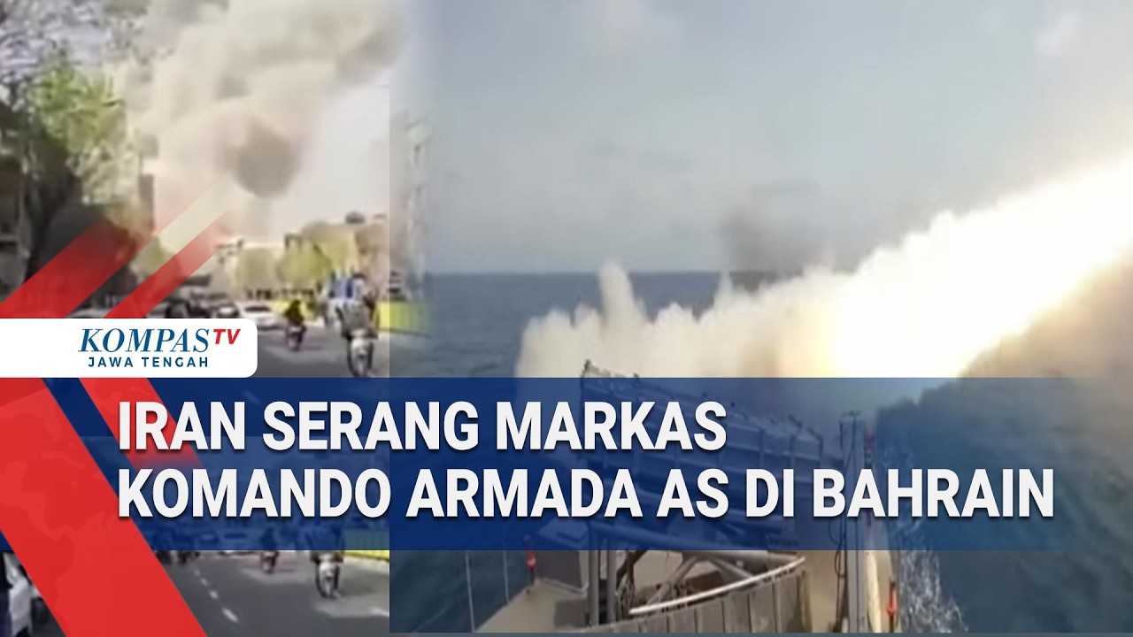 Iran Serang Markas Komando Armada AS di Bahrain
