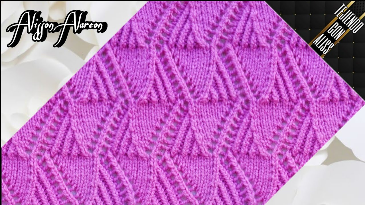 #693 - TEJIDO A DOS AGUJAS / knitting patterns / Alisson . A