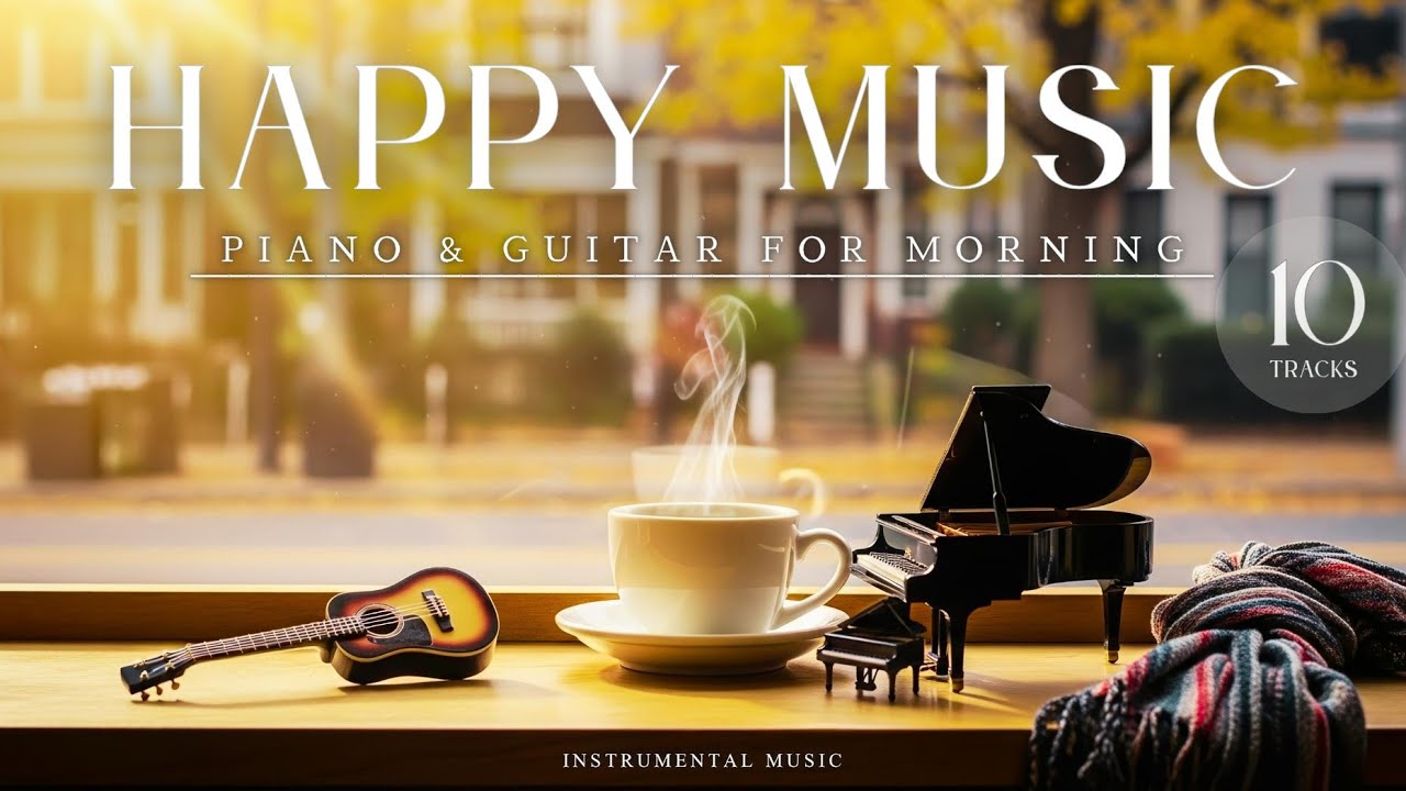【Piano & Guitar】Calm Relaxing Instrumental Background Music for Work, Study, and Chill Time