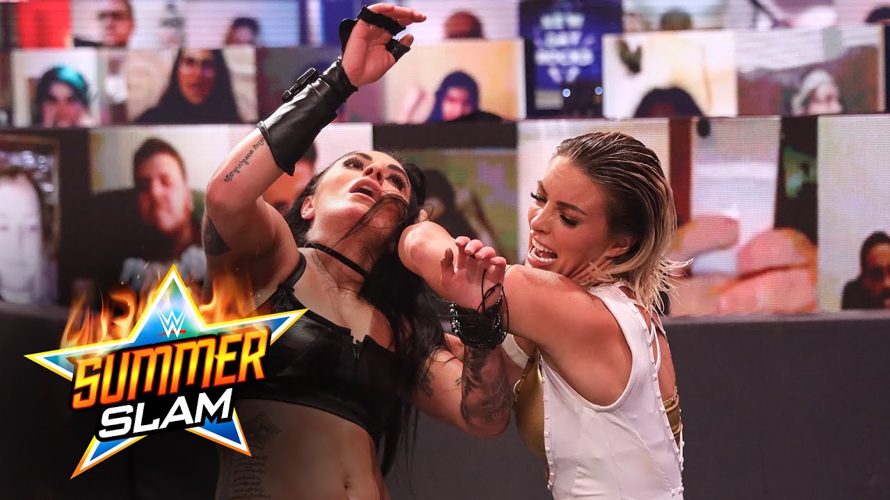 Мэнди Роуз и Соня Девиль устроили жестокую драку возле ринга: SummerSlam 2020 (эксклюзив WWE Netw...