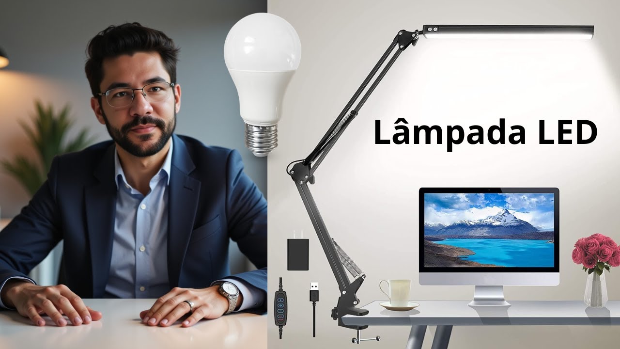 A melhor lâmpada 💡 LED de mesa?