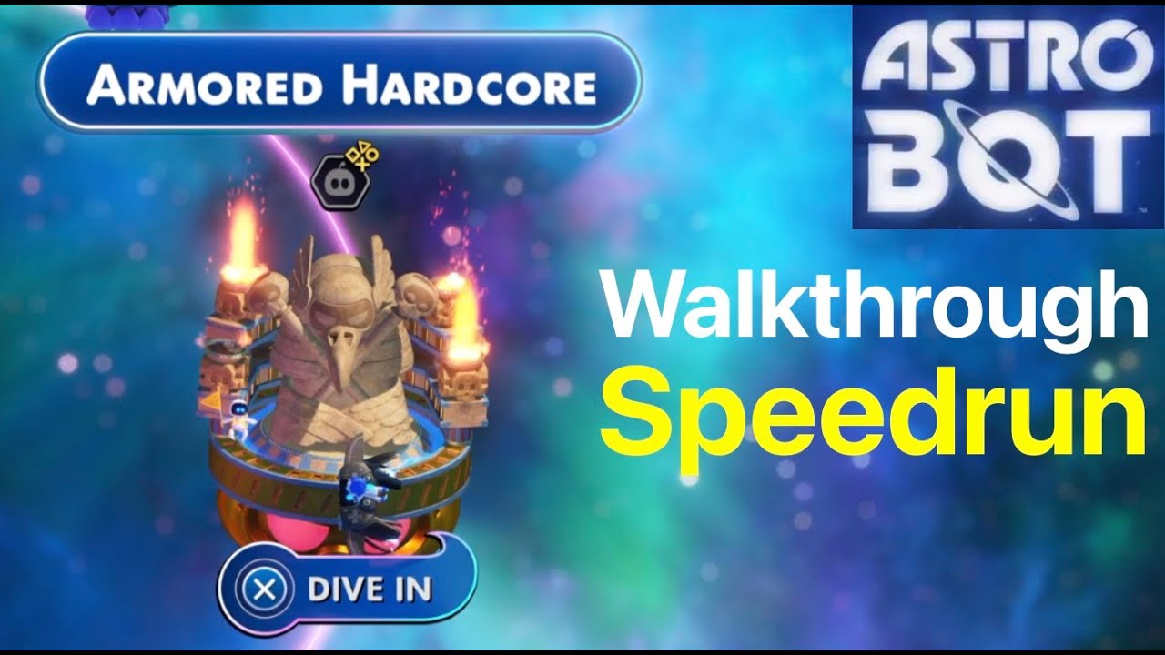 Astro Bot: Armored Hardcore (Full Walkthrough and Speedrun) Rennaisance Man