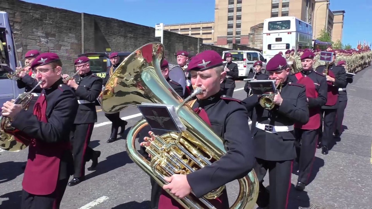 15th Battalion of the Parachute Regiment - 70th Anniversary Parade - Glasgow