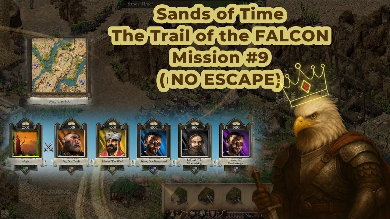 Gold Crown Strategy – No Escape | Trail of the Falcon Mission #9 | Stronghold Crusader DE