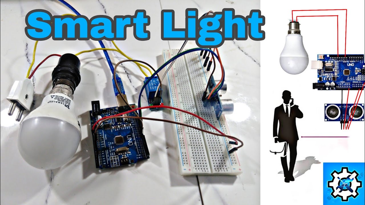 Light control using ultrasonic sensor / smart light