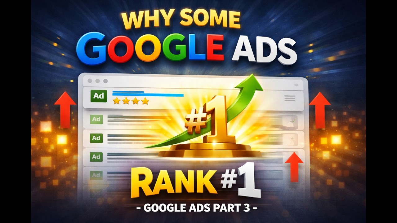 Why Some Google Ads Rank #1 (Even With Lower Bids) | Google Ads Part 3 #viralvideo
