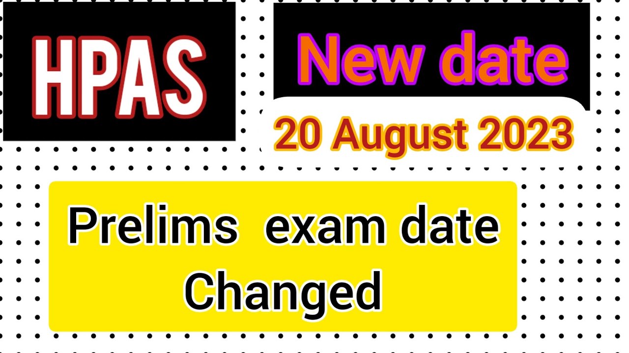 HPAS PRELIMS EXAM DATE CHANGE 🥵 *HEAVY RAINFALL* (Himachal Pradesh administrative services)
